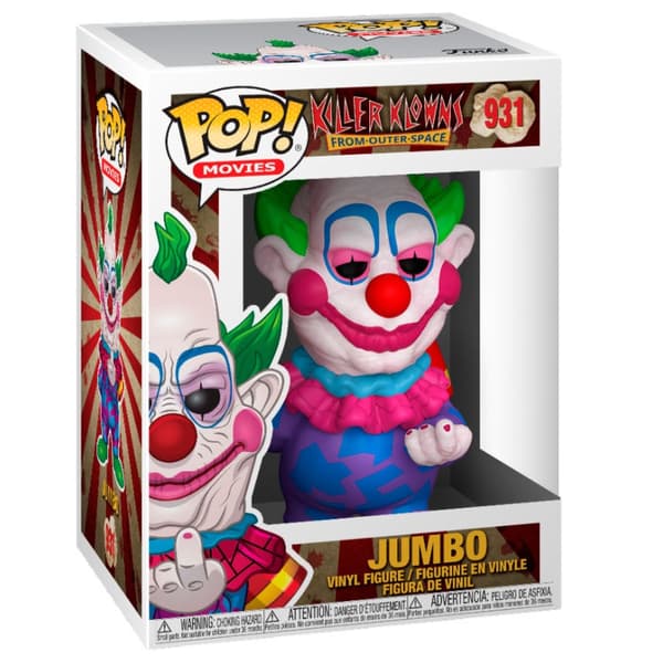 Killer Klowns From Outer Space Jumbo figuuri, 16 tuuman keräilyesine