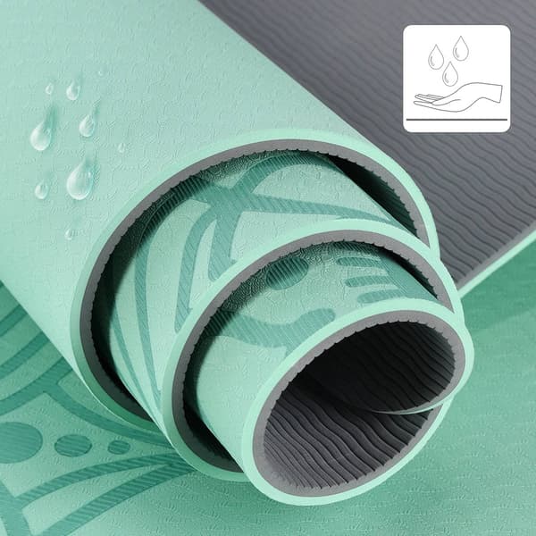 Yogamatta TPE Mint – Halkfri, miljövänlig