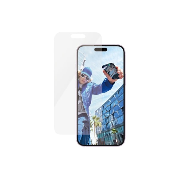 PanzerGlass - Mobiltelefon skærmbeskytter - klassisk pasform - glas - til Apple iPhone 15 Plus