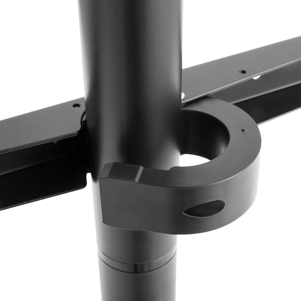 Golvstativ | 49 - 70 " | Maximal skärmvikt som stöds: 40 kg | V-shape Design | Anti-tip rem | Snäpplås | Aluminium / Stål | Svart