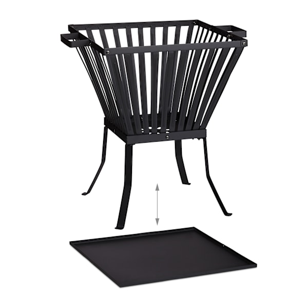 Ildkurv XL med ildgaffel