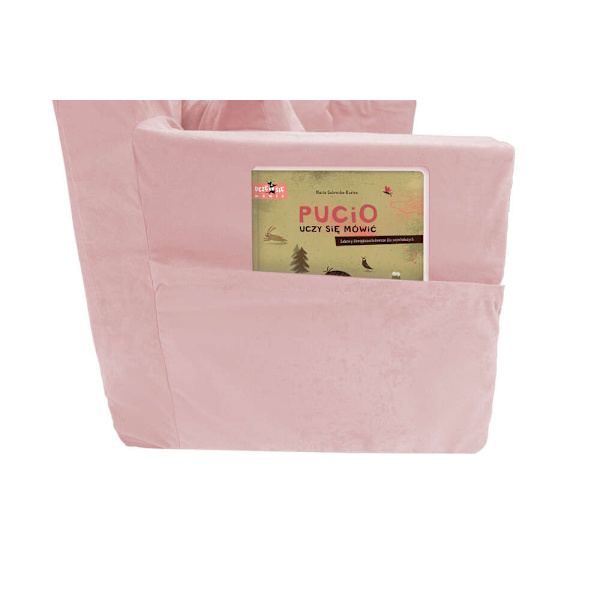 Sammenfoldelig personlig børneskum sofa pulver pink