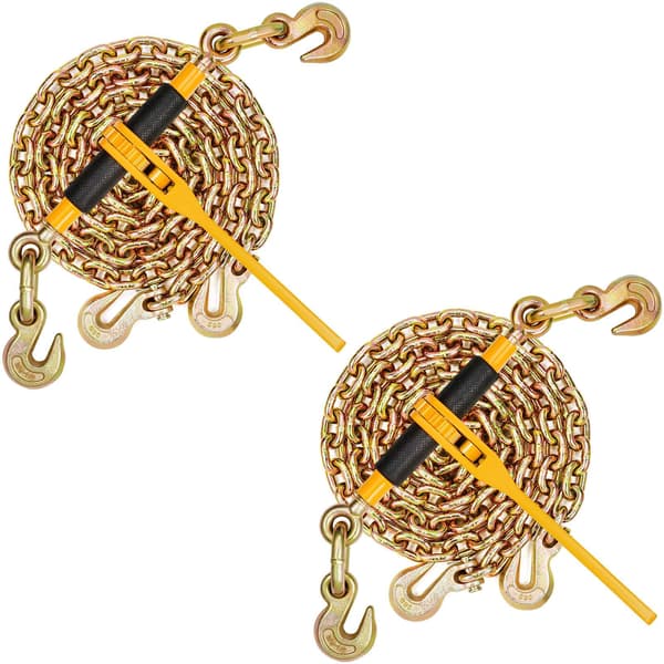 Spärrlastbindarkedjesats, 2-pack, 9200 lb WLL