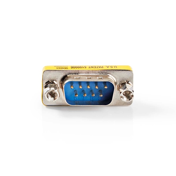 Seriel adapter | Adapter | D-SUB 9-Pin han | D-SUB 9-Pin han | Nikkelplateret | Metal | Box