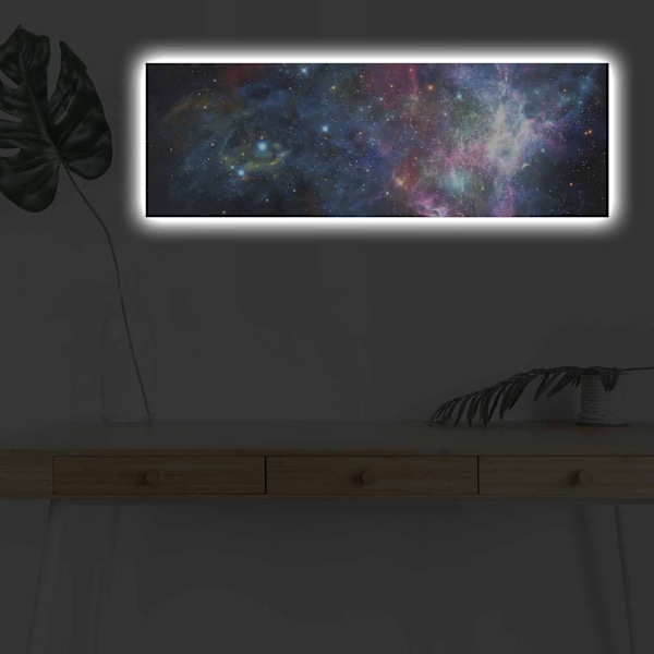 Dekorativ LED-belyst canvasmålning 3090NASA-005