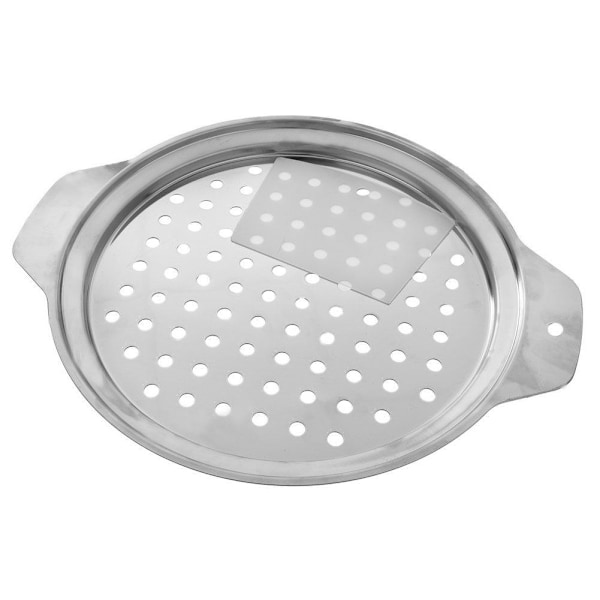 Rivejern i rustfrit stål med håndtag og spatel til dumplings
