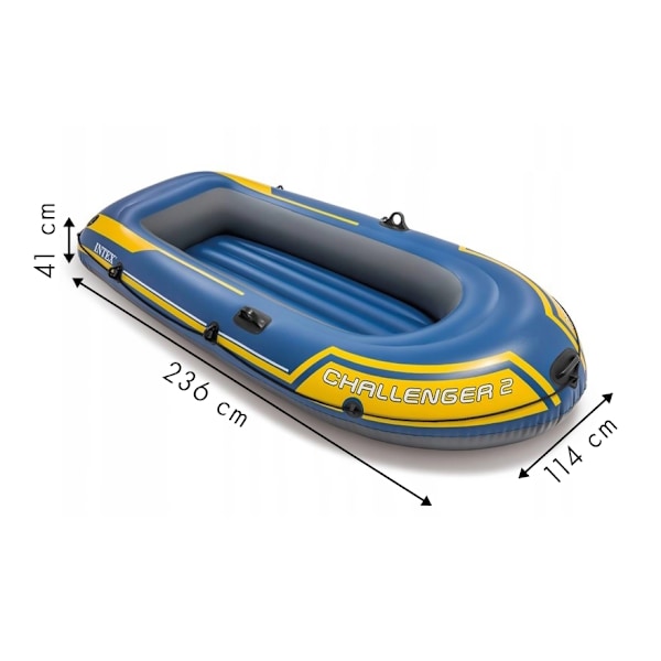 Challenger 2 oppustelig ponton INTEX 68367