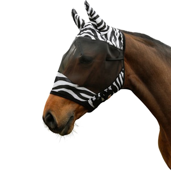 Fluemaske Zebra Pony