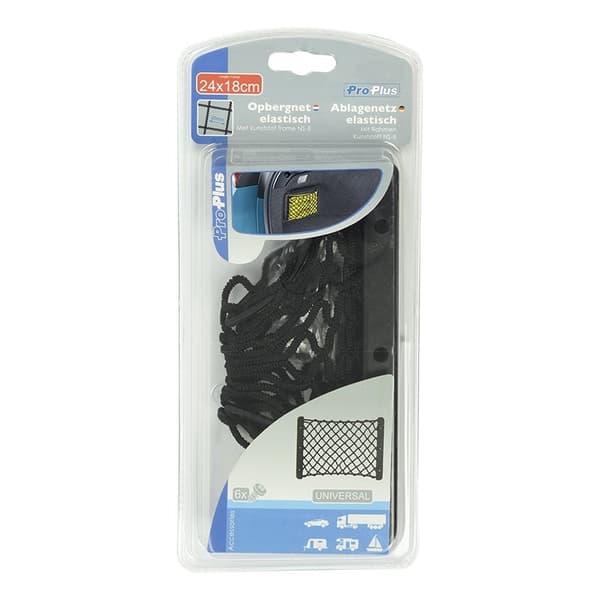 Opbevaringsnet elastik 24x18cm med plastramme NS-8