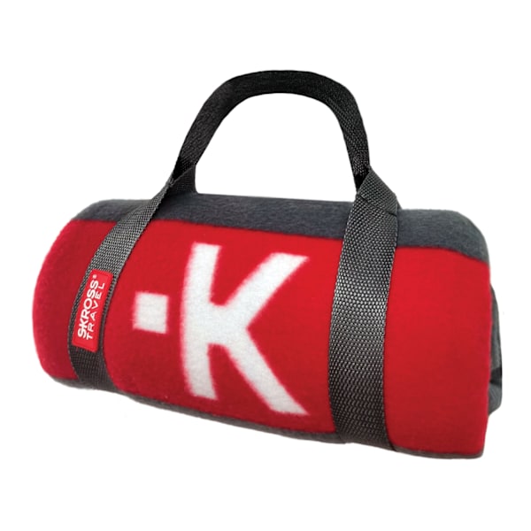 Rejsetæppe i super blød fleece 156x127 cm