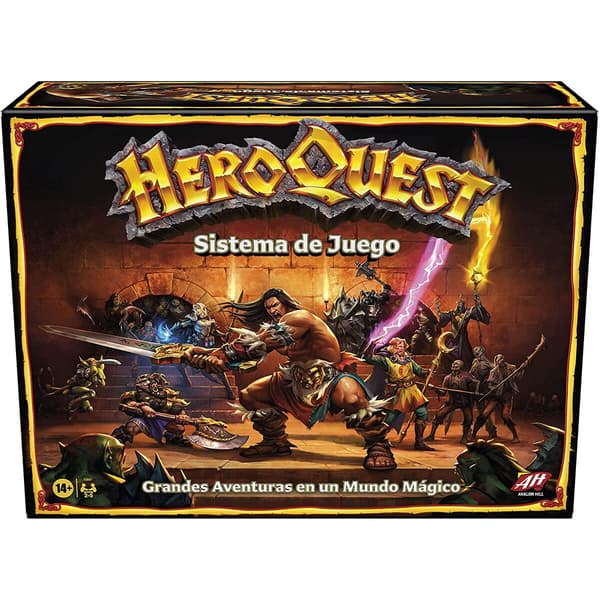 Spanska Avalon Hill Dungeon Adventures HeroQuest brädspel