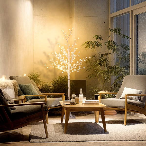 LED-valopuu, 150 cm, lämmin valkoinen, sisä-/ulkokäyttöön