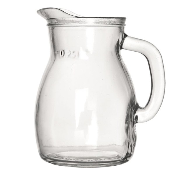 Alsidig glaskande med tud, hank og måleskala 300 ml