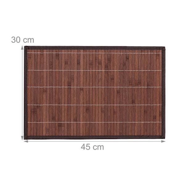 Bordstabletter 4-pack bambus