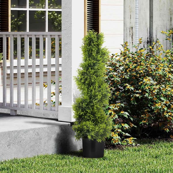 Kunstigt spiral topiary træ, 90 cm, UV-resistent