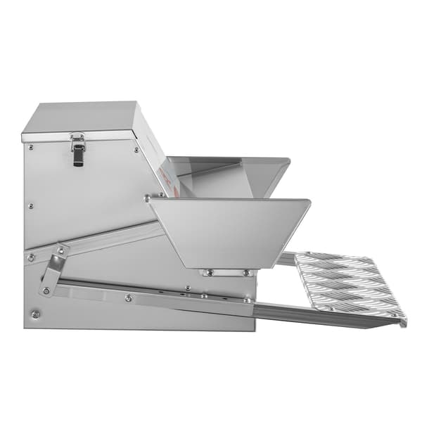 Automatisk kyllingefoderautomat, 11 kg foderpedal, aflåseligt låg