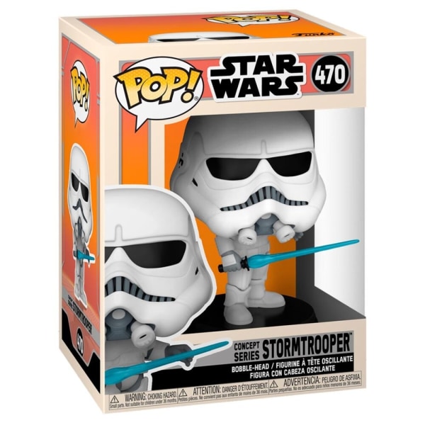 POP-hahmo Star Wars Concept Series Stormtrooper -myrskyjoukot