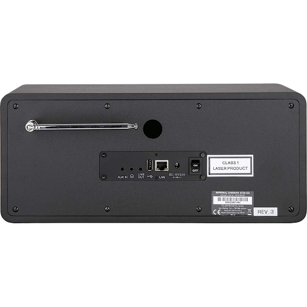 DABMAN i200 CD-monitoimiradio DAB+ / FM / Internet / Bluetooth Musta