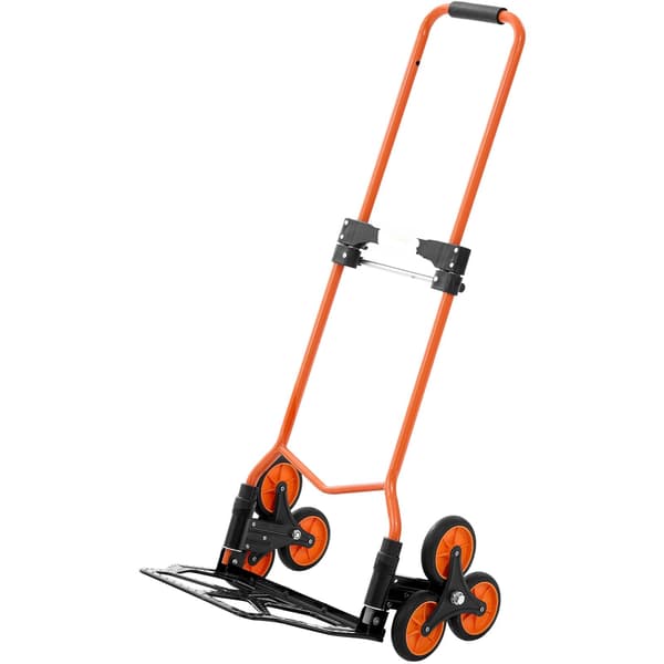 Trappevogn, 54 kg, foldbar 6-hjulet tralle