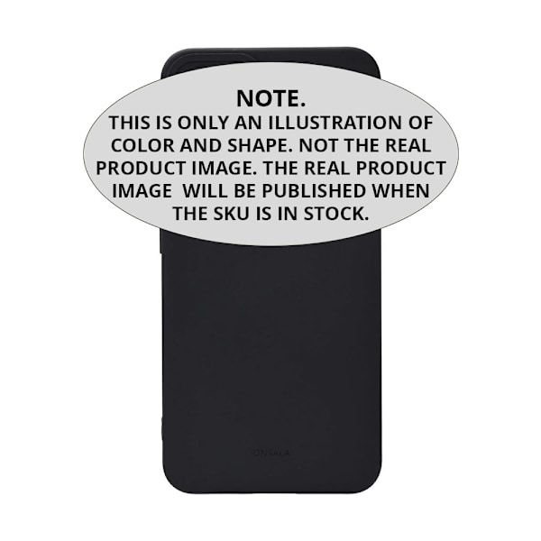 ONSALA Bagside Silikone Touch Genbrugt Samsung Galaxy S25 Edge Sort