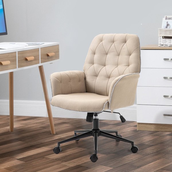 Drejestol Kontorstol Højdejusterbar Ergonomisk Rocker Funktion Skum