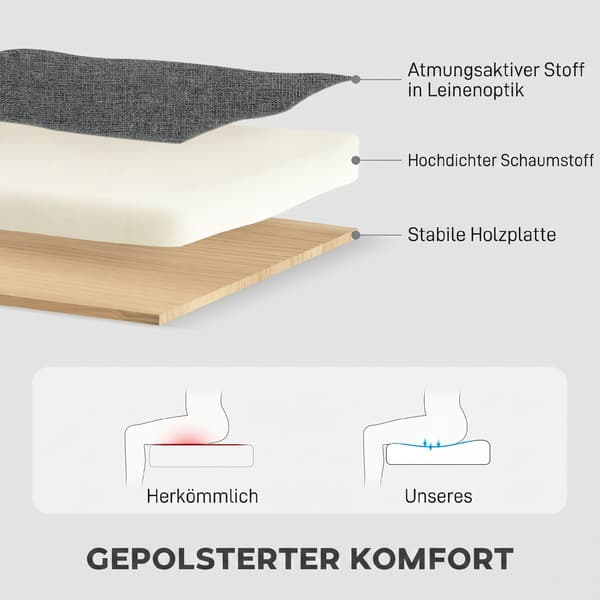 L-formad bäddsoffa med förvaring, vändbar schäslong, grå