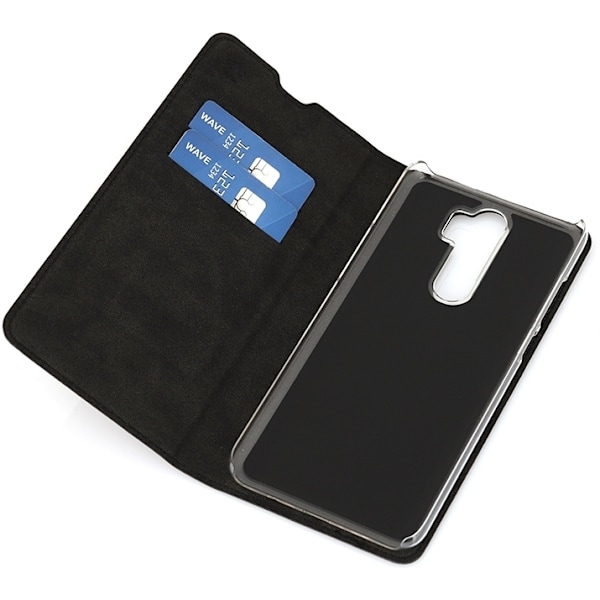 Wave BookCase - beskyttende etui, Xiaomi Redmi Note 8 Pro, sort
