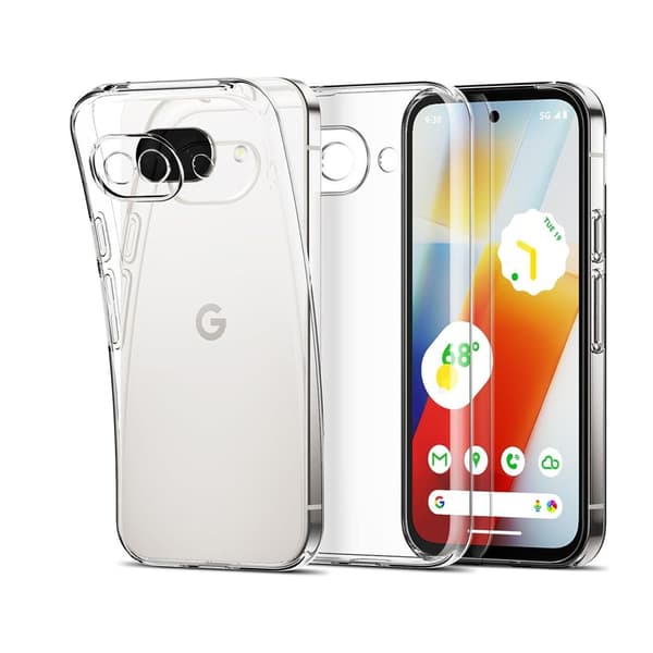 SiGN Ultra Slim -kotelo Google Pixel 9A:lle - läpinäkyvä