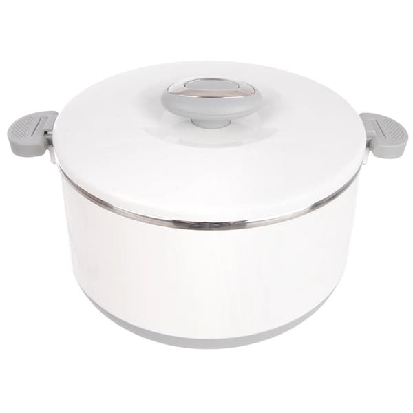 Termokande i rustfrit stål, 4,2 l, hvid