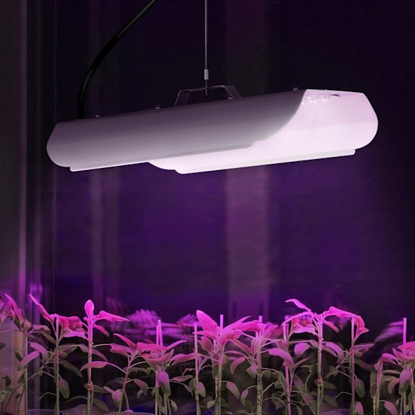 Kasvien kasvulamppu täysi spektri 25 x 17 cm 136 LED 100 W hopea