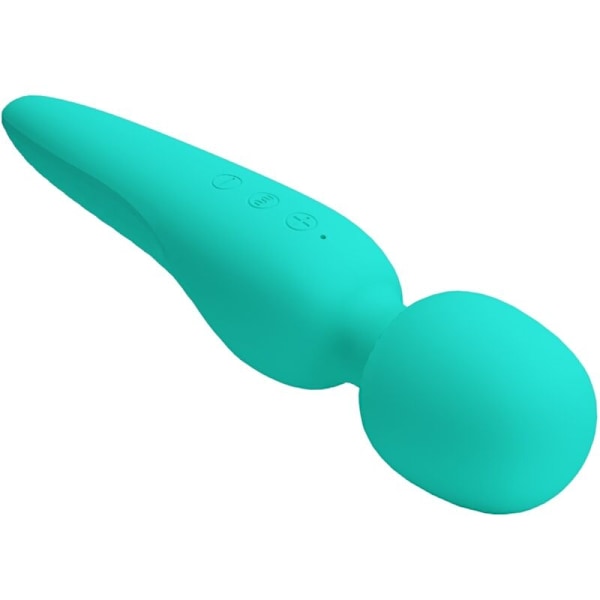 Pretty Love - Meredith Massager 12 vibrationstilstande Aqua Green