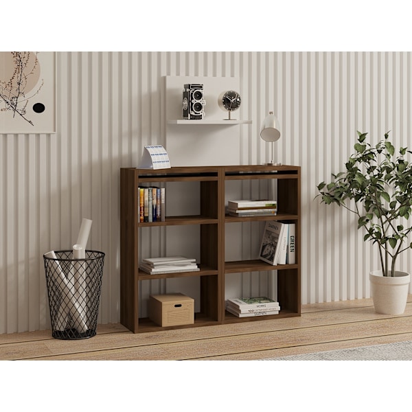 Study Desk Handy - Valnöt, Vit