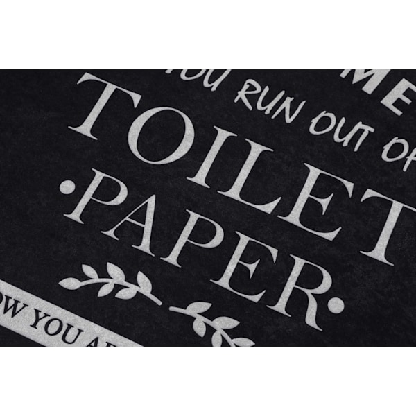 Bathmat WC - musta