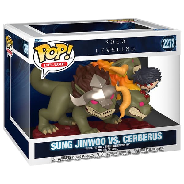 POP-figur Deluxe Solo Leveling Sung Jinwoo vs. Cerberus