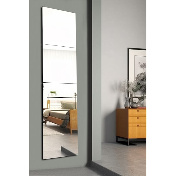 Spegel Rektangulär 2 - 20 x 80 cm - Silver