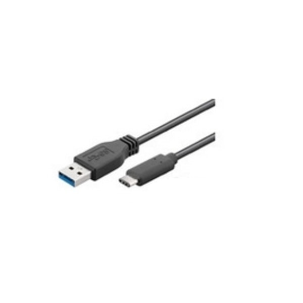 Microconnect USB3.1CA05, 0,5 m, USB C, USB A, USB 3.2 Gen 1 (3.1 Gen 1), Han/Han, Sort