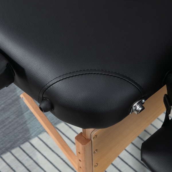 Foldemassagebord, Bærbart Massagebord Med Nakkestøtte, Højdejust