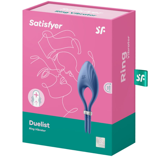 Satisfyer - Duelist Ring Vibrator Blå