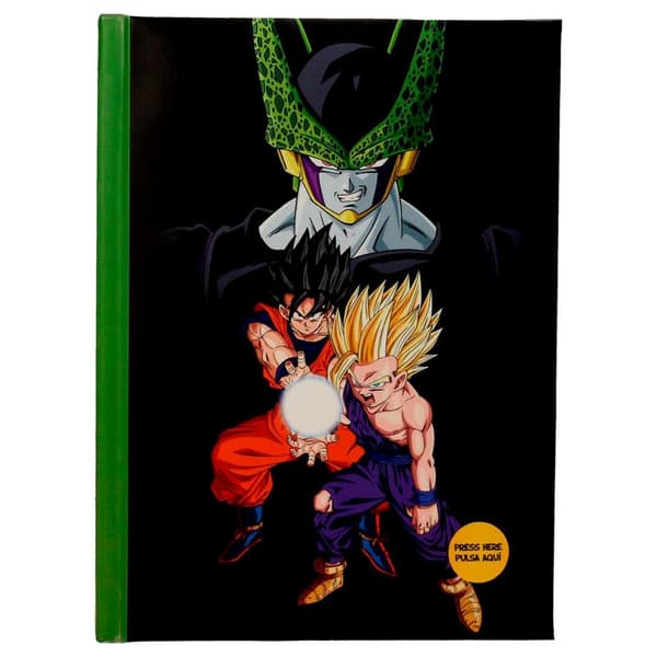 Dragon Ball Z Cell Final Battle Notebook med LED-lys