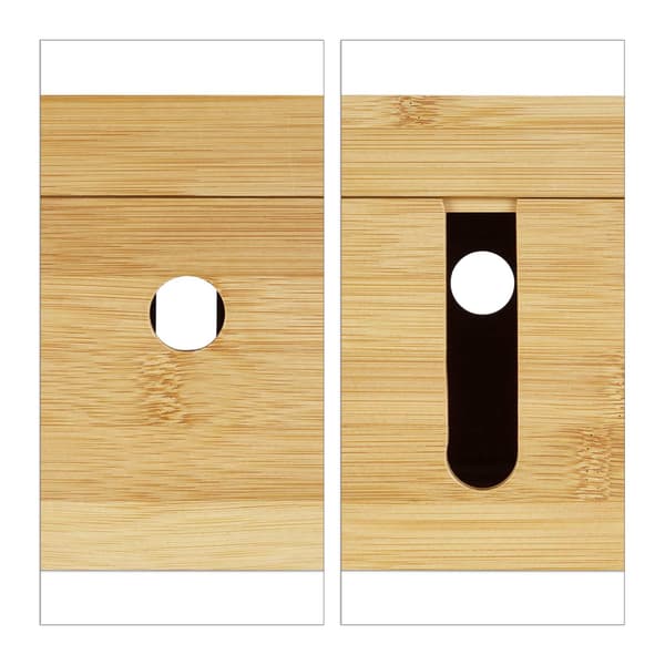 Kabelbox i bambu