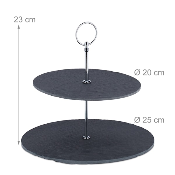 Slate etagere 2 tasoa