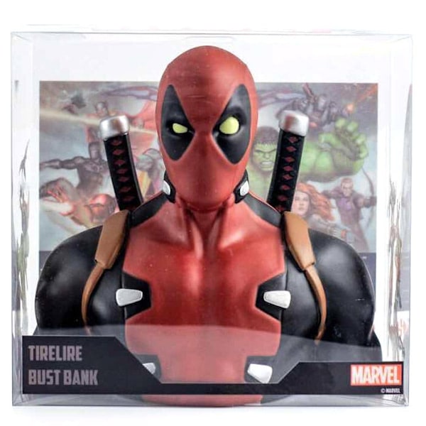 Marvel Deadpool sparbössa byst 20cm