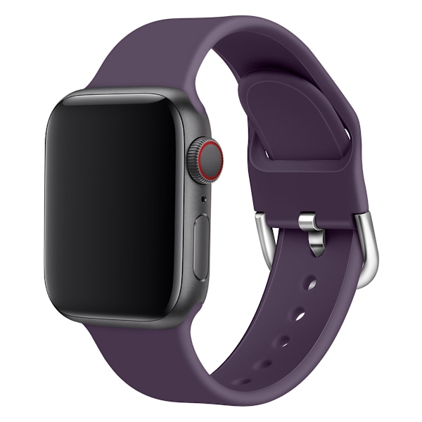 Silikonrem APS gul för Apple Watch 2-9/SE 38/40/41mm
