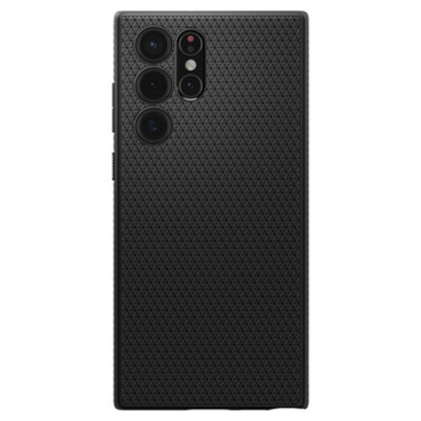 Spigen Liquid Air Cover til Galaxy S22 Ultra - Sort