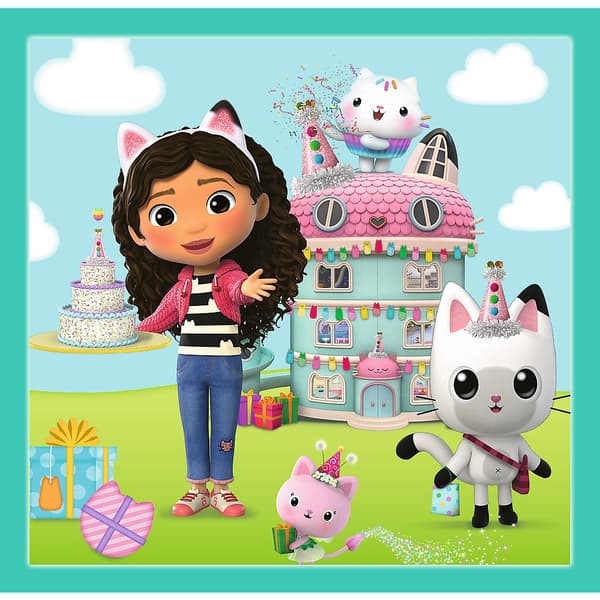 Trefl Gabby´S Dollhouse Puzzle Setti 3In1