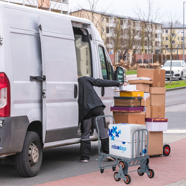 Laukku kuorma-auto rappukiipeilijä harmaa