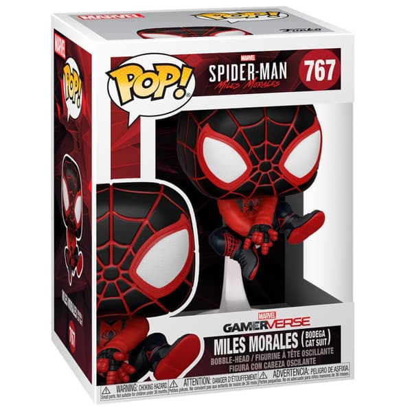 Spiderman Miles Morales Bodega kattedragt til børn, størrelse 4-12