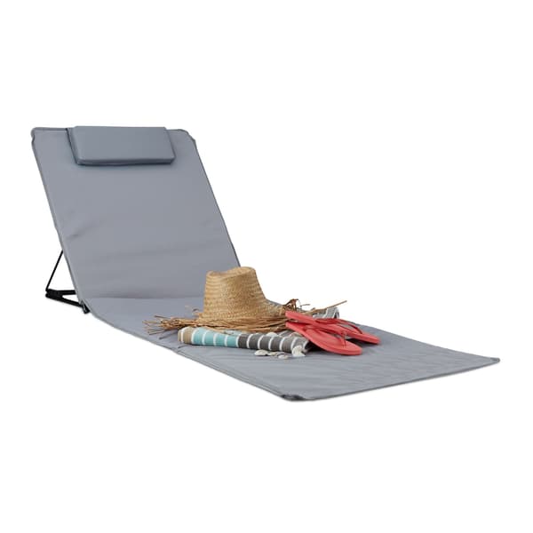 XXL strandmatta med kudde