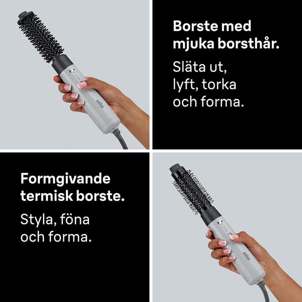 Air Styler, 300W, 3 varmehastighedsindstillinger, 2 tilbehør