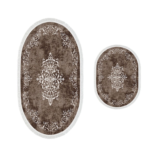 Badmatsset (2 delar) 410616 - O - Brun